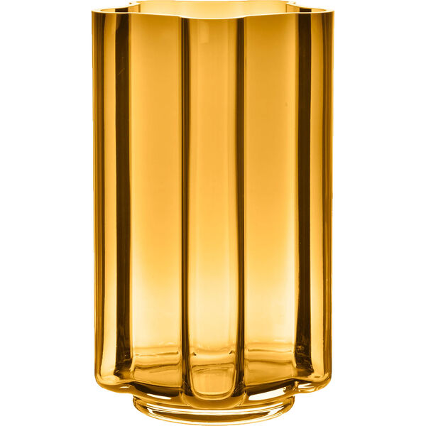 Funki Rounded Vase 34 cm Ravfarvet