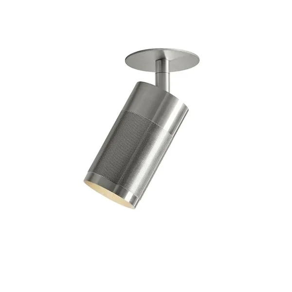 Patrone Innfelt taklampe Nikkelbelagt messing Box-Fit