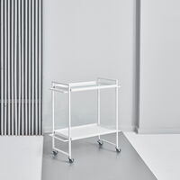 Bauhaus Rullvagn Vit