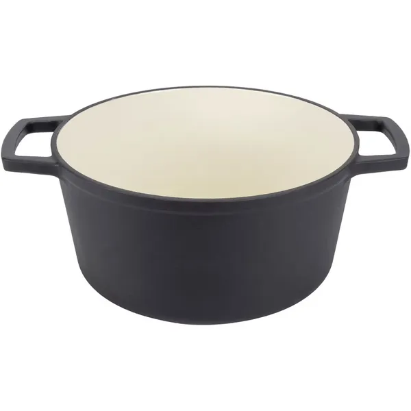 Gjutjärnsgryta 4 L Mattsvart