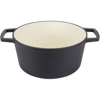 Gjutjärnsgryta 4 L Mattsvart