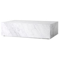 Plinth Low Sofabord 100x60 cm Carrara Marmor