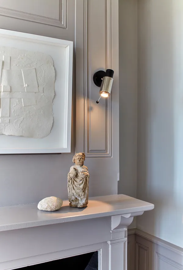 Biny-Spot Vegglampe Sort/Gull