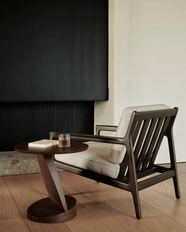 Jack Lounge-Tuoli Mahonki / Ivory