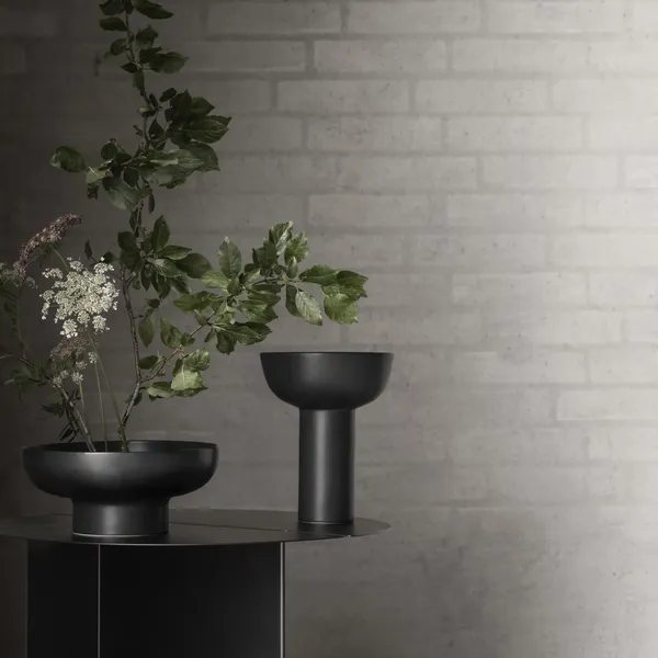 Miyabi Vas Ikebana Vaasi 23 cm Musta
