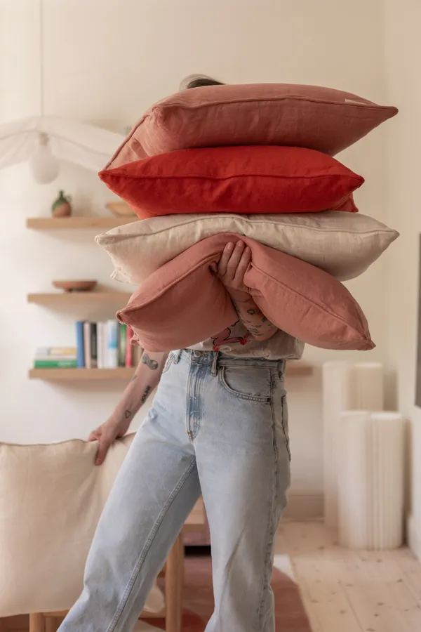 Soft Pute 50x50 cm Hvit