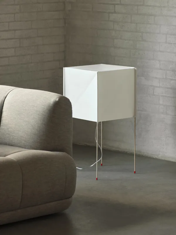 Paper Cube Table Lamp Gulvlampe Hvid