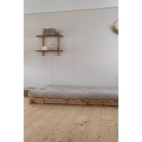 Roots 90 Loungefåtölj Furu / Beige