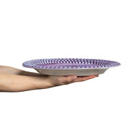 Bubbles Ovalt Fat 35 cm Lilla