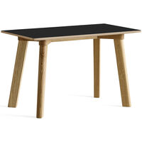 CPH Deux 215 2.0 Bänk 75 cm Svart / Vattenbaserad Lackad Ek