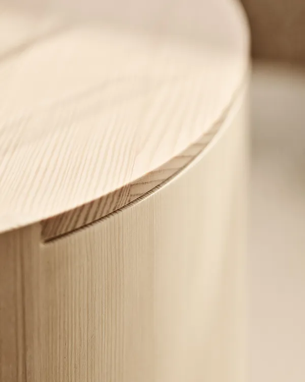 Taburet Sidobord / Pall Pine