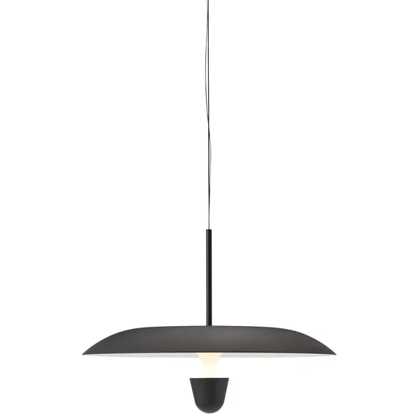 Kantarell Pendel 55 cm Svart / Vit