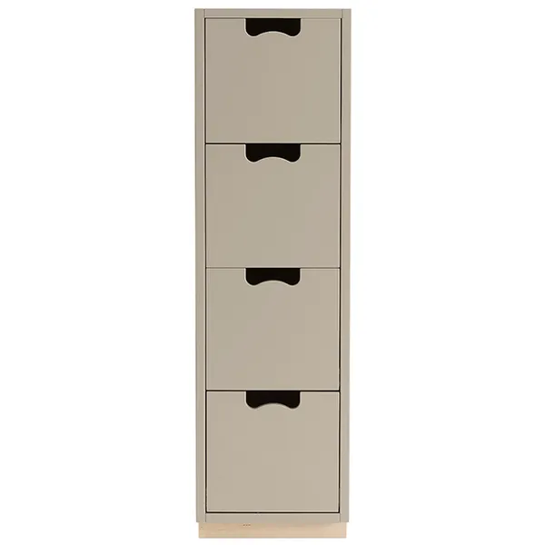 Snö J4 Chest Of Drawers Dark Sand Base Oak