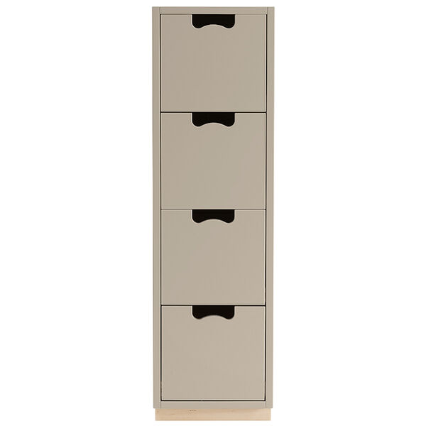 Snö J4 Chest Of Drawers Dark Sand Base Oak