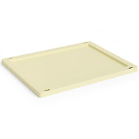 Colour Crate Plastic Medium Lock Light Yellow
