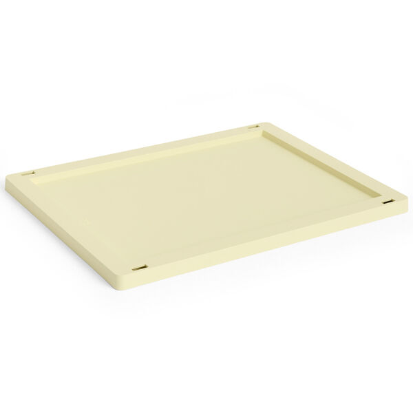 Colour Crate Plastic Medium Lokk Light Yellow