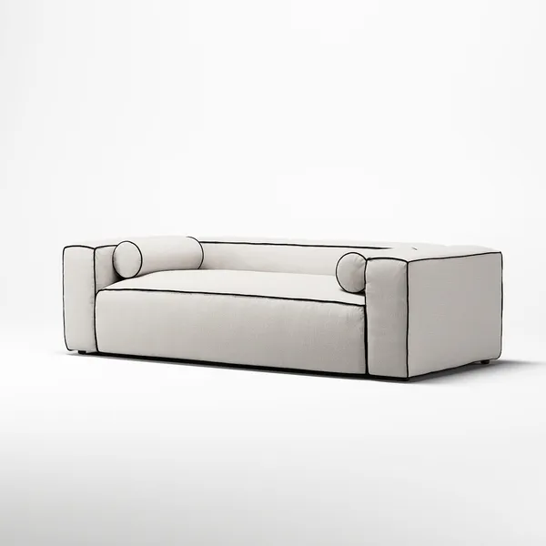 Grand Hue 2-Seter Sofa Steam White / Mine Graphite