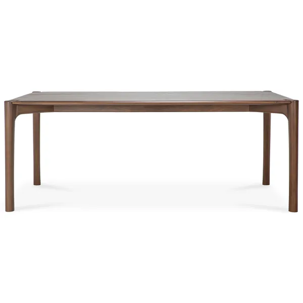 PI Matbord Mörkbetsad Teak 95x200 cm