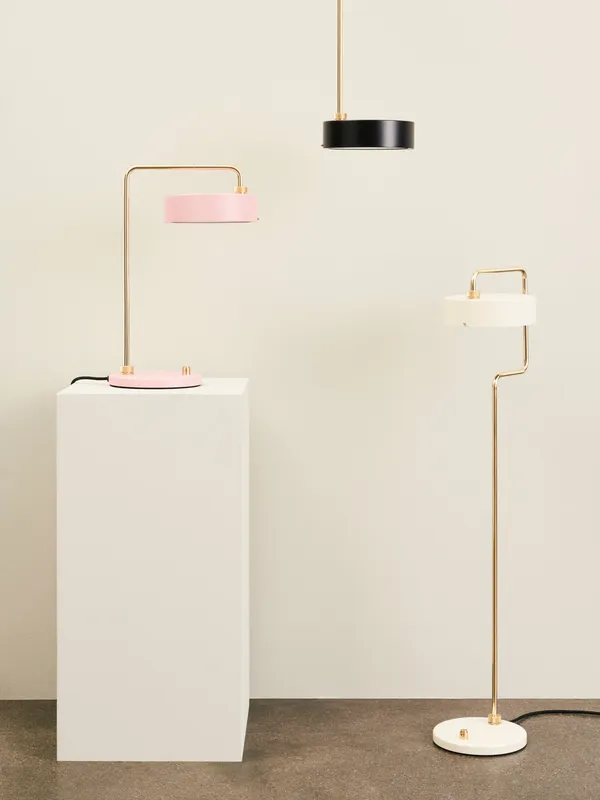Petite Machine Golvlampa Oyster White