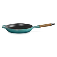 Signature Stekpanna Med Trähandtag 28 cm Bleu Riviera