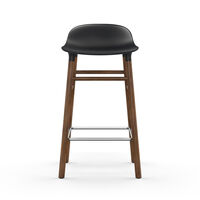 Form Barstol 65 cm Sort/Valnøtt