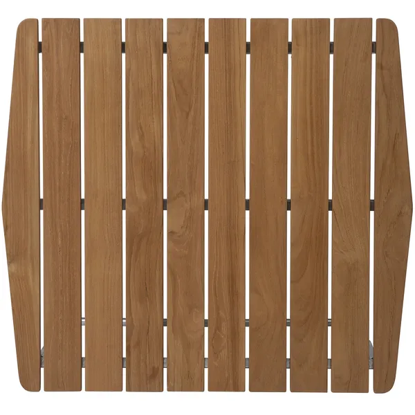 B31 Bord 84x92 cm Ubehandlet Eik / Varmgalvanisert Stål