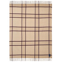 Checked Huopa 130x170 cm Beige / Viikuna