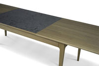 Höllviken Matbord 190/290x90 cm Vitpigmenterad Ek