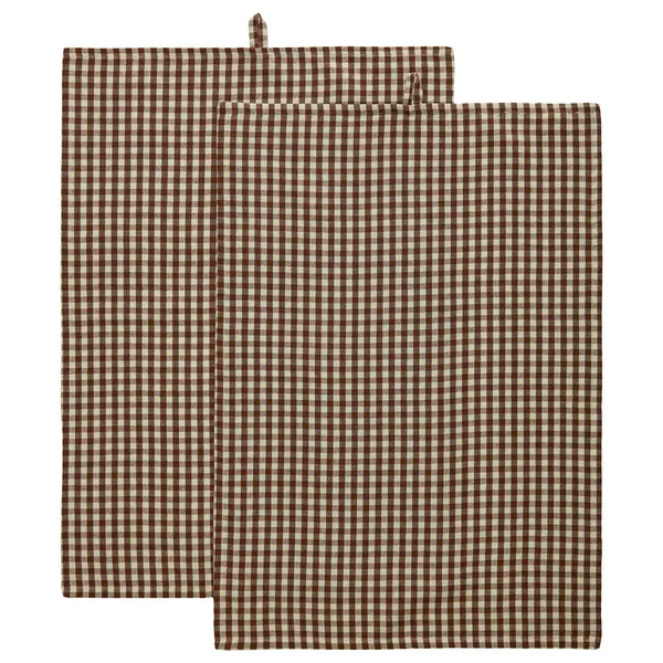Oliva Viskestykke 50x70 cm 2-pak Brunt
