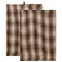 Oliva Viskestykke 50x70 cm 2-pak Brunt
