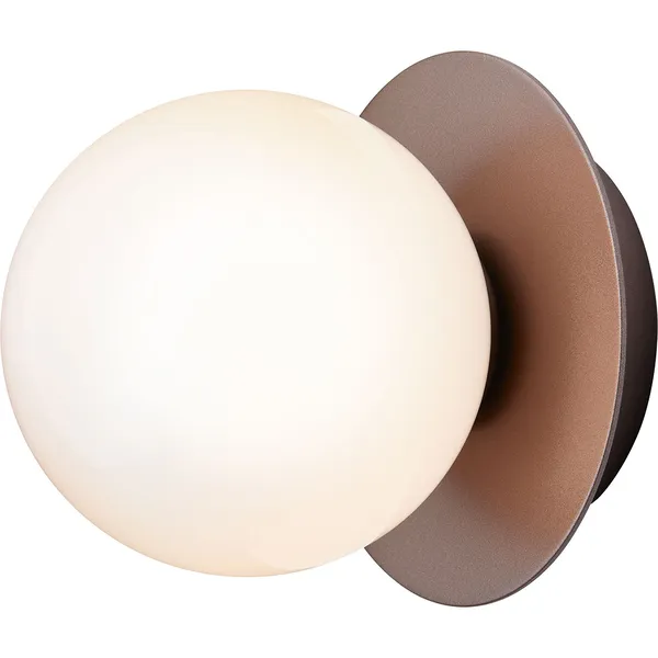 Liila 1 Vägg-/Taklampa 140 mm Mörk Brons / Opal