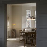 PH 1/1 Lysekrone Med 6 Armer Centenary Edition Aged Brass / Dusty Terracotta