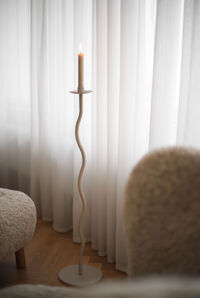 Curved Lysestake 75 cm Sand