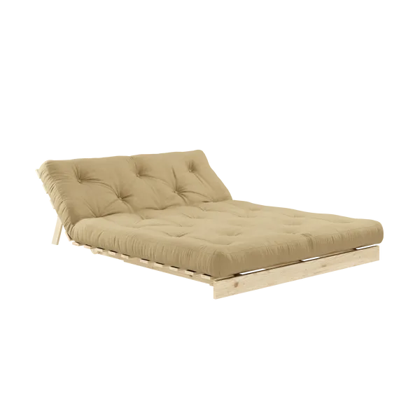 Roots 140 Sovesofa Med Madras Raw / Wheat Beige