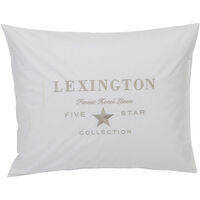 Hotel Embroidery Pillowcase 50x60 cm White/Beige