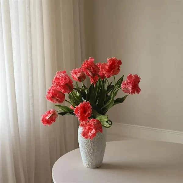 Parrot Tulips Buket Rød