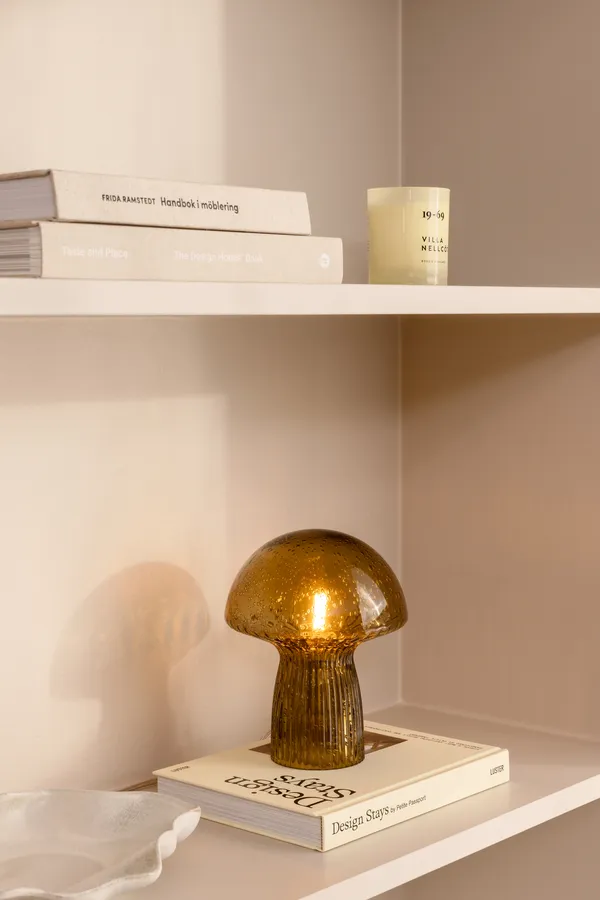 Fungo Bordlampe Special Edition 16 cm Brun