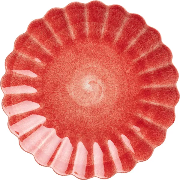 Oyster Tallerken 28 cm Rød