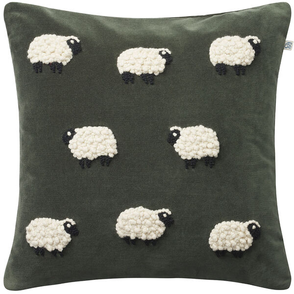 Sheep Tyynynpäällinen Forest Green 50x50 cm