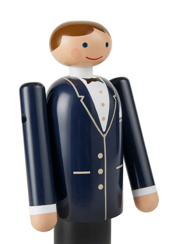 Groom Trefigur Svart/Svart / Hvit