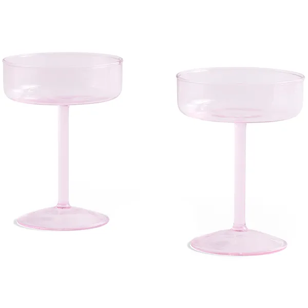 Tint Champagneglass 2-pk Klar / Jade Blue
