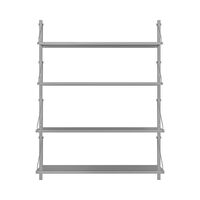 Library Hylde 108x825 cm Rustfrit Stål