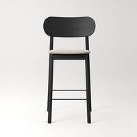 Elephant Barstol Sort / Beige breeze