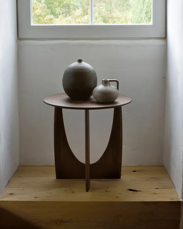 Geometric Sidobord Teak