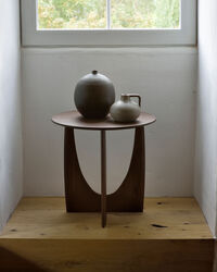 Geometric Sidobord Teak