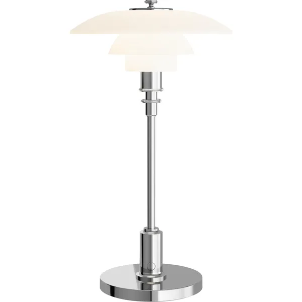 PH 2/1 Bordslampa Portabel Krompläterad