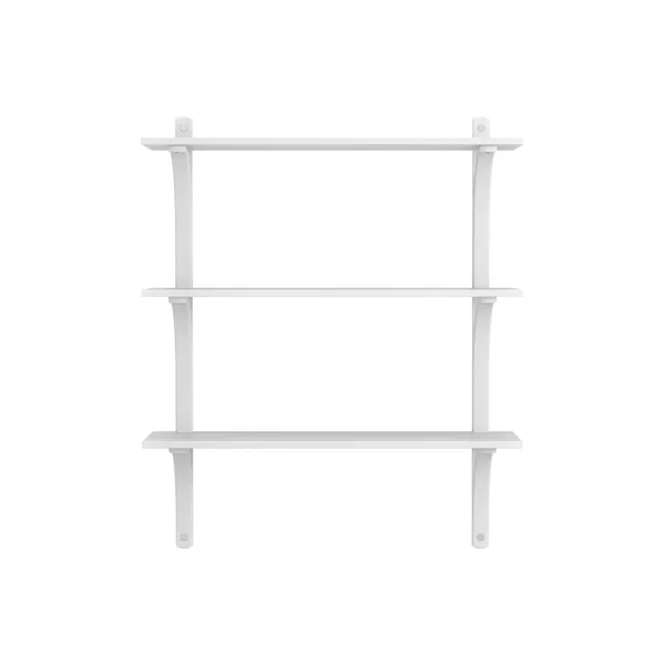 Levi Vegghylle 90 cm Medium Aluminium / White Stained Ask