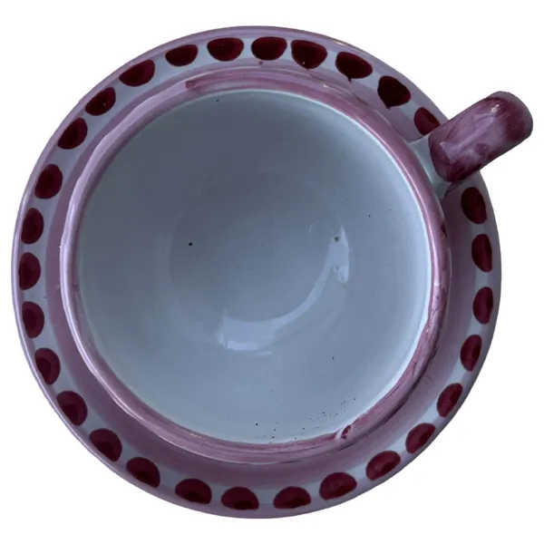 Amalfi Cappuccinokopp Med Fat Rosa