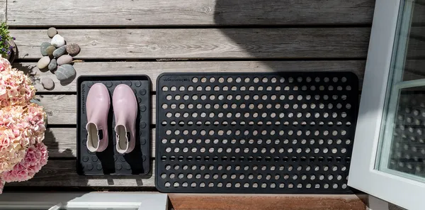 Dot Doormat 45x75 cm Black
