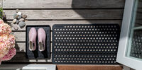 Dot Doormat 45x75 cm Black